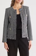 Nanette Lepore Bouclé Tweed Jacket