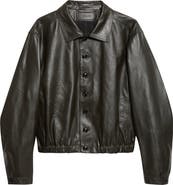 Lemaire Leather Blouson Jacket