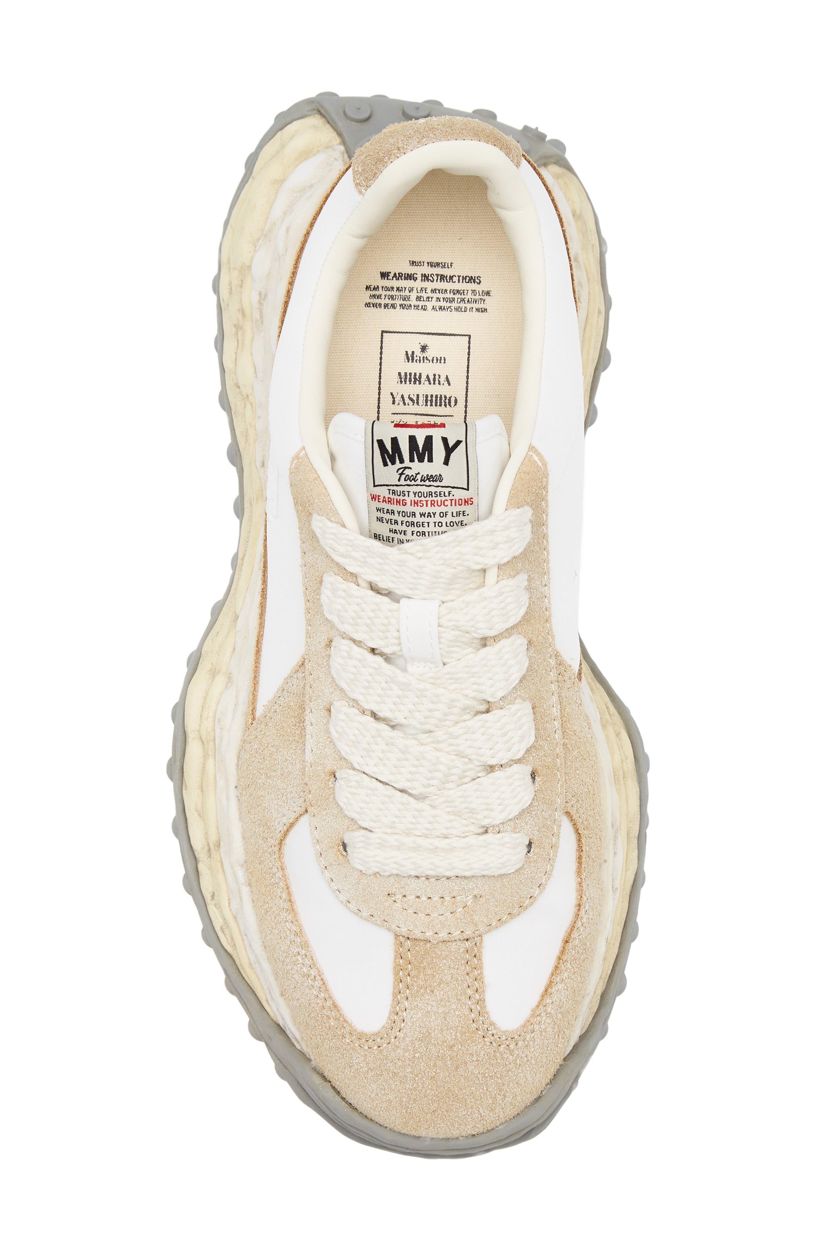 Maison MIHARA YASUHIRO Larry Original Sole Sneaker, Alternate, color, Beige/ White