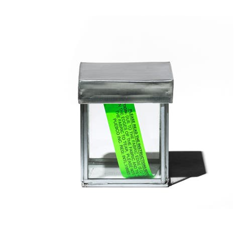 Puebco Glass Box W/recycle Steel Lid
