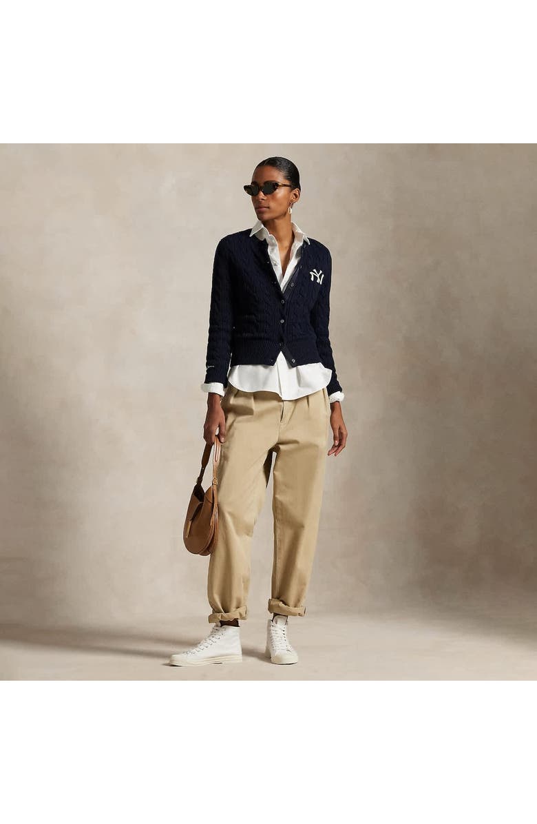 Polo Ralph Lauren Navy Yankees  Cardigan, Alternate, color, 