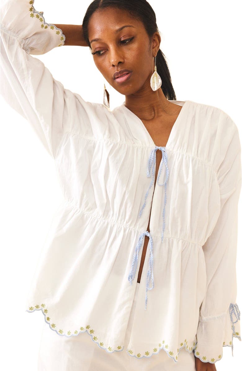 Eddy Isle Top, Alternate, color, White