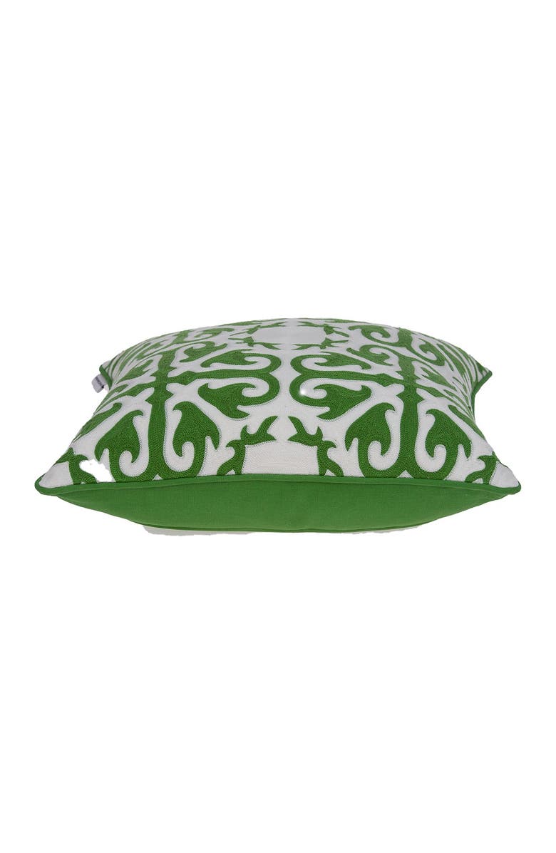 PARKLAND COLLECTION Ceti Traditional Pillow - 20" x 20" - Green, Alternate, color, Green