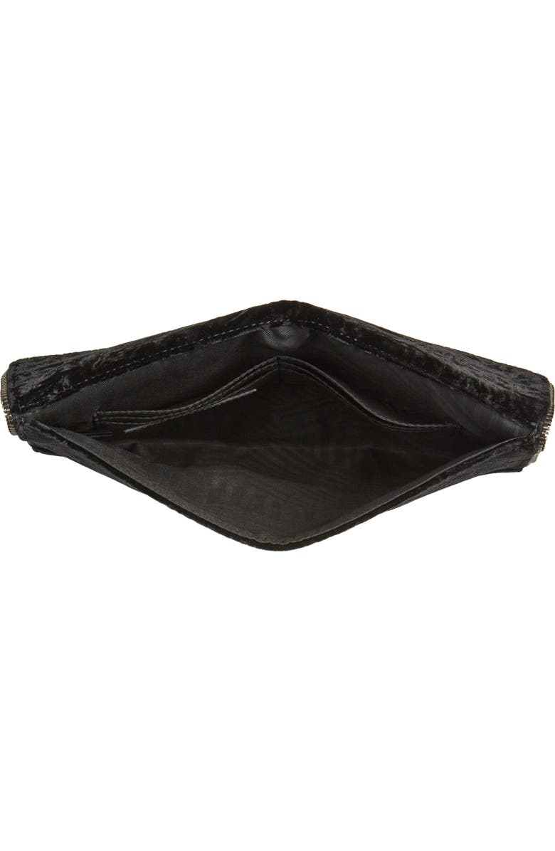 Rebecca Minkoff Leo Velvet Envelope Clutch, Alternate, color,