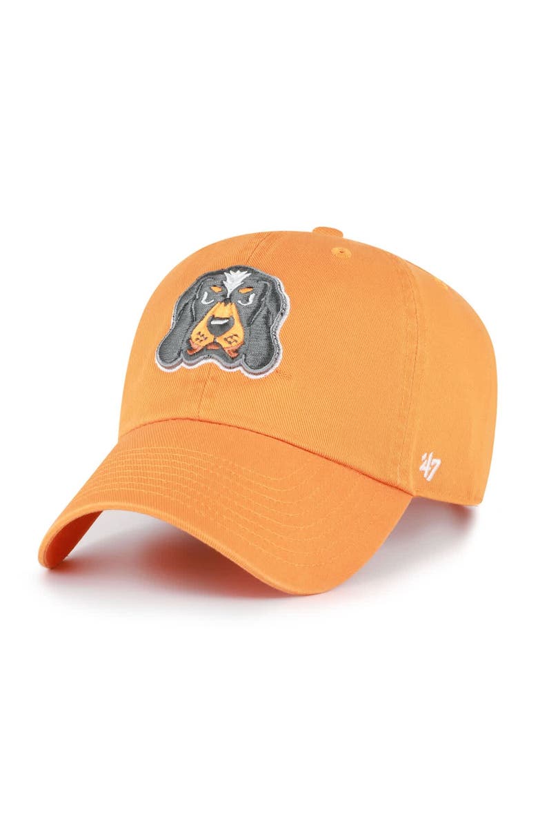 '47 Men's '47  Tennessee Orange Tennessee Volunteers Clean Up Adjustable Hat, Main, color, Tennessee Orange