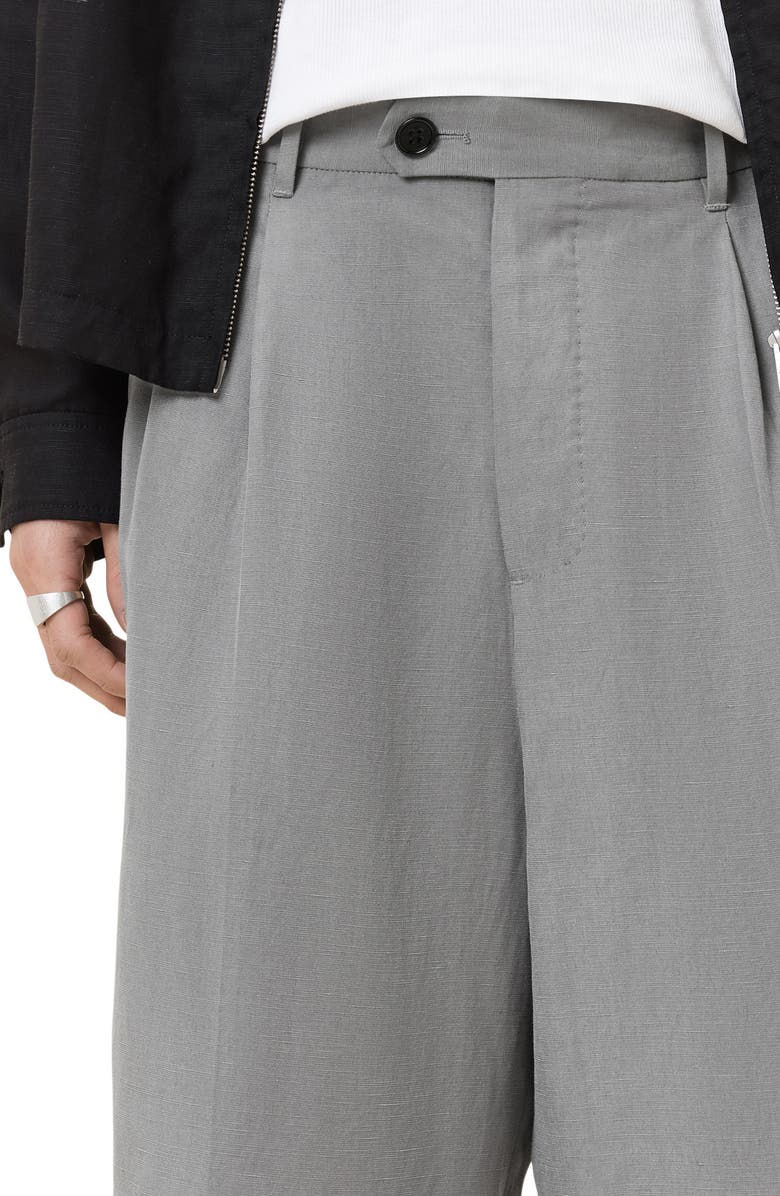 AllSaints Orpheus Shorts, Alternate, color, Machine Grey