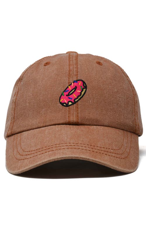 DALIX DALIX DONUT EMBROIDERED ADJUSTABLE CAP 