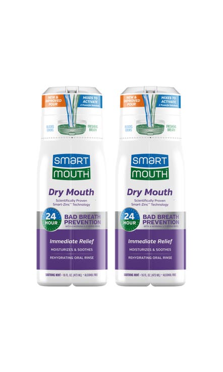 Dry Mouth Zinc Activated Mouthwash Soothing Mint 16 fl oz 2 Pack 2 Pack