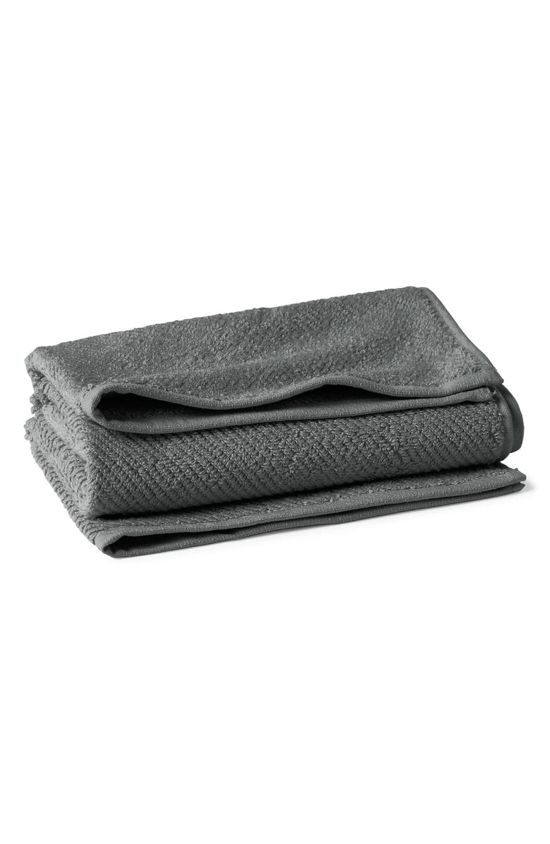 Coyuchi Air Weight<sup>®</sup> 6-Piece Organic Cotton Bath Towel, Hand Towel & Washcloth Set, Alternate, color, Shadow