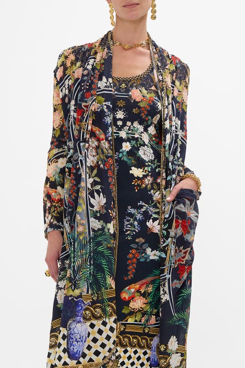 Shop Camilla Long Casual Jacket With Pockets Palacio Poetry
