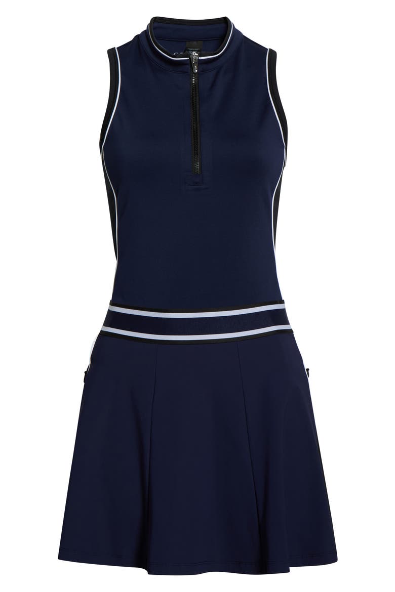 Phoenix Flare Dress, Alternate, color, MALTESE BLUE