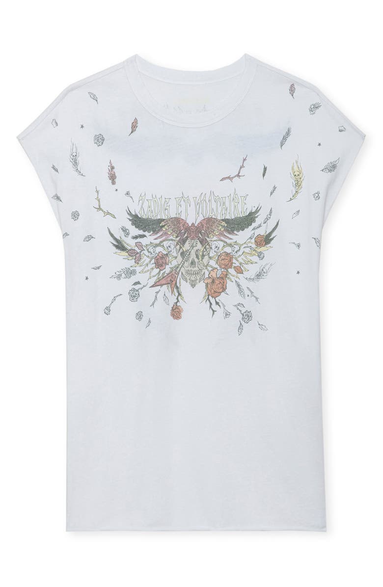 Zadig & Voltaire Cecilia Cotton Graphic T-Shirt, Alternate, color, 