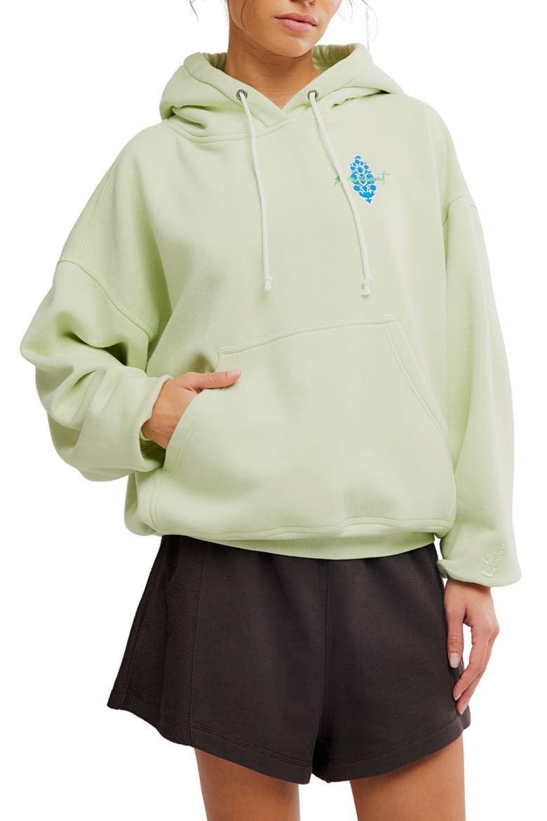 FP Movement Final Call Graphic Hoodie, Main, color, WHIPPED LIME