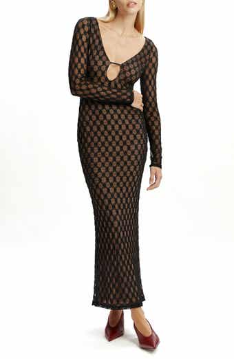 Bardot Yazmin Lace Long Sleeve Body-Con Dress