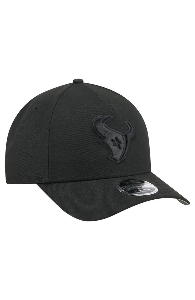 New Era Men's New Era  Black Houston Texans Team Collection 9FORTY M-Crown A-Frame Adjustable Hat, Alternate, color, Black