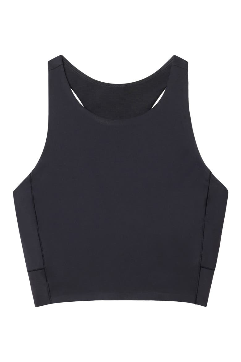 Revive Longline Bra, Alternate, color, BLACK