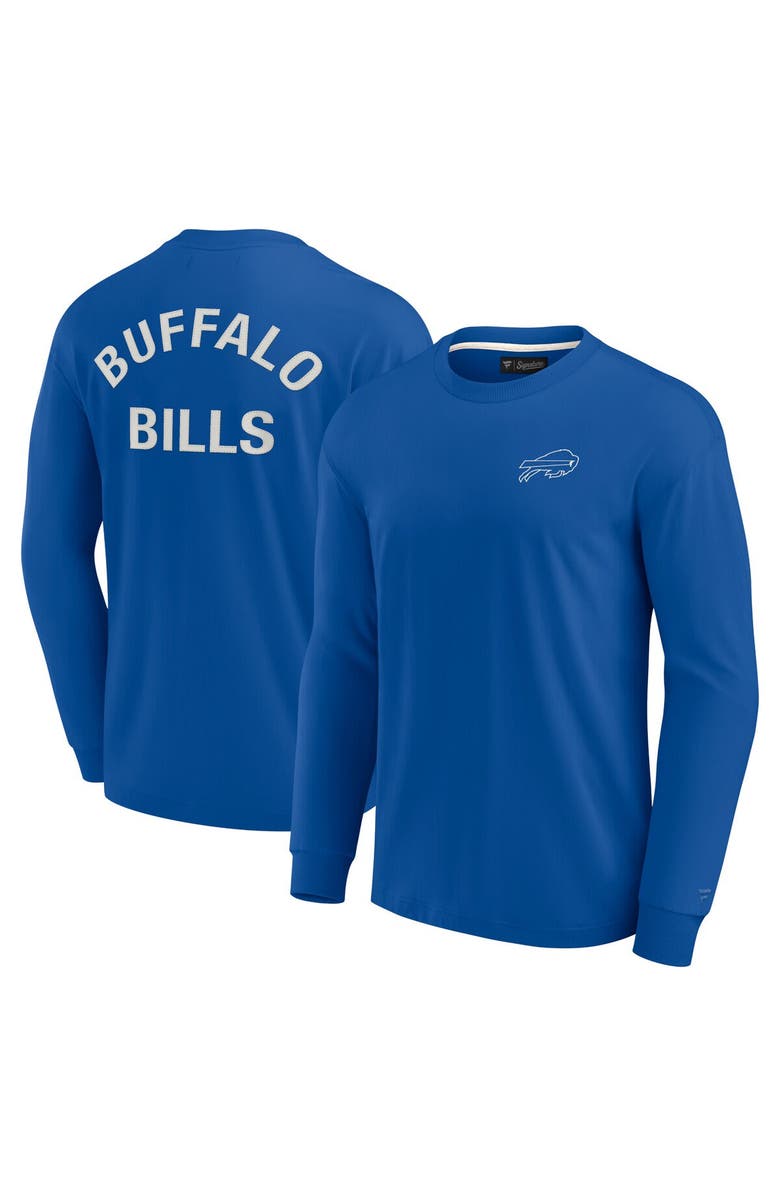 Fanatics Signature Unisex Fanatics Signature Royal Buffalo Bills Elements Super Soft Long Sleeve T-Shirt, Main, color, Royal