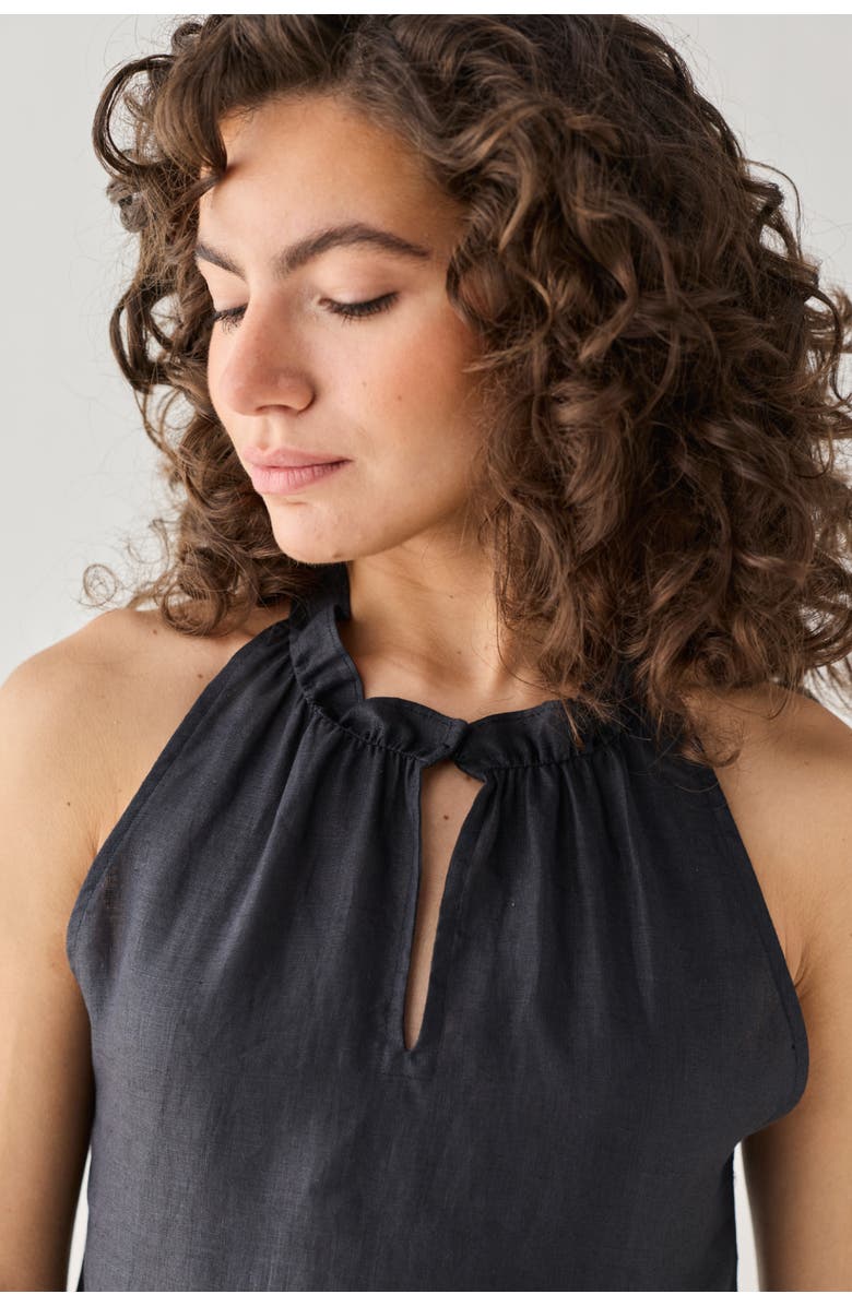 Reistor Halter Neck Top, Alternate, color, Black