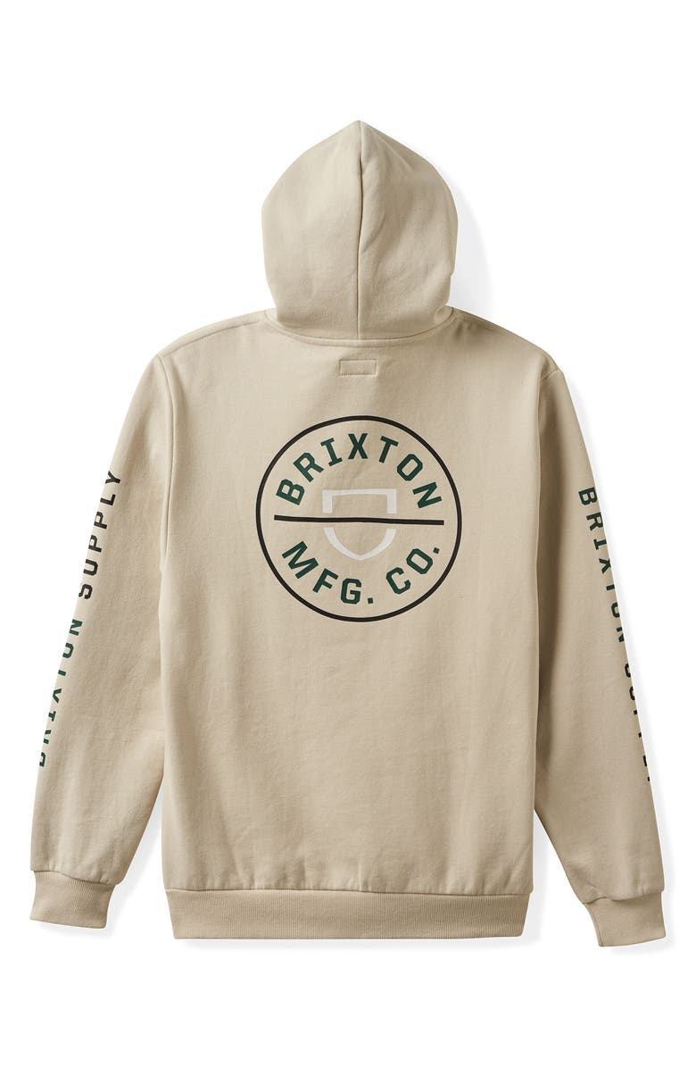 Brixton Crest Hoodie, Alternate, color, 