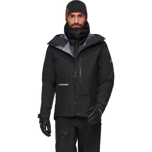 Mammut Eiger Nordwand Light Down In Hooded Jacket In Multi