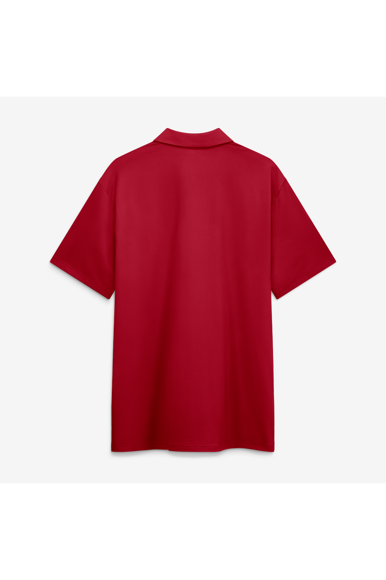 Men's Nike Scarlet San Francisco 49ers Sideline Powerful Blocking Dri-FIT Tour Polo, Alternate, color, Scarlet