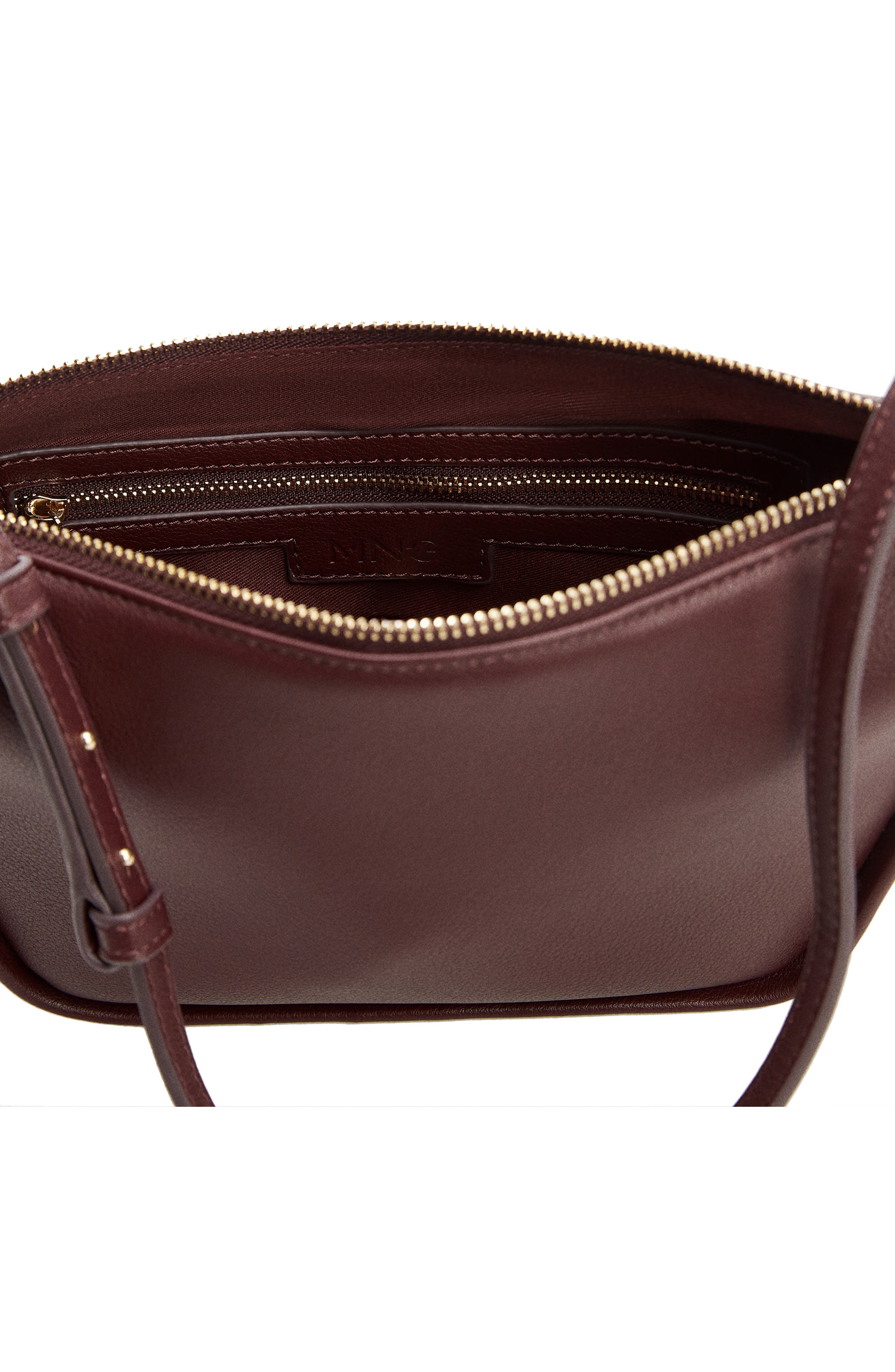 MANGO Faux Leather Shoulder Bag, Alternate, color, 