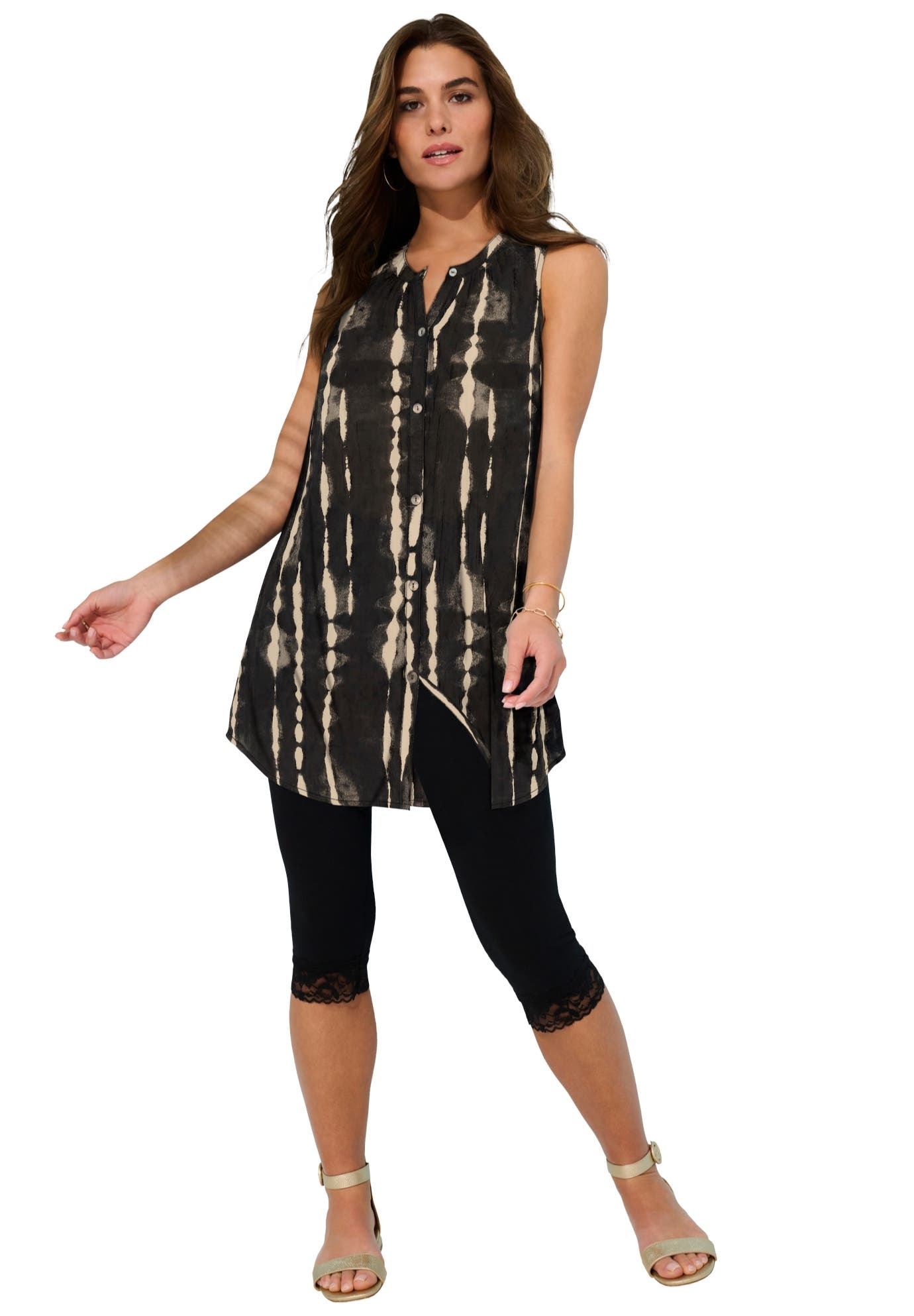 selected BLACK VARIEGATED TIE DYE