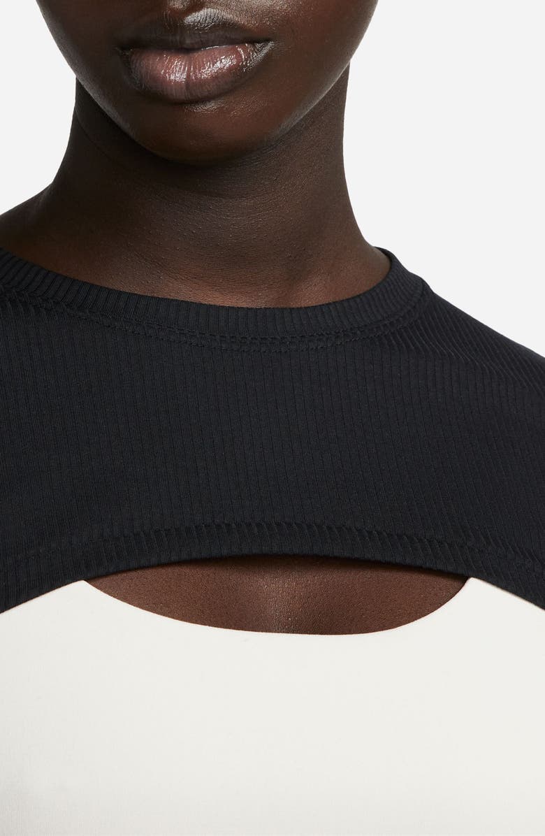 Nike Yoga Luxe Rib Shrug, Alternate, color,