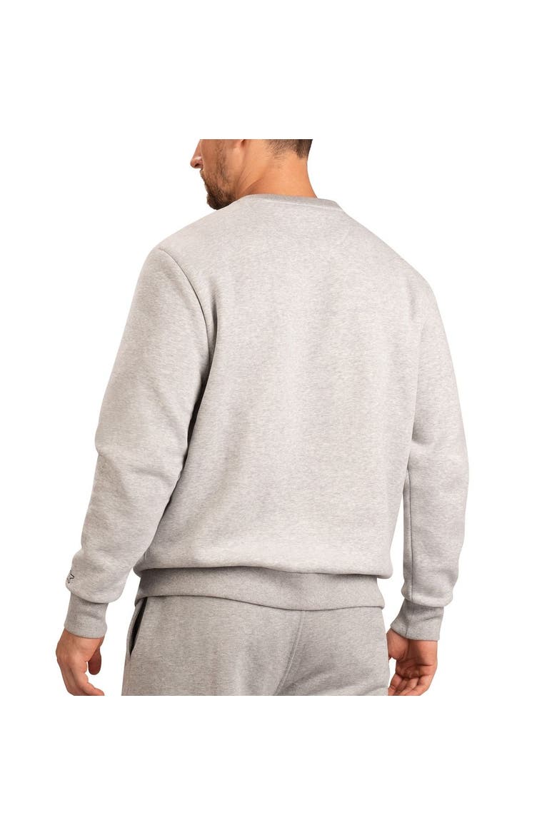 Men's Starter Gray New Orleans Saints Locker Room Throwback End Zone Pullover Sweatshirt, Alternate, color, Gray