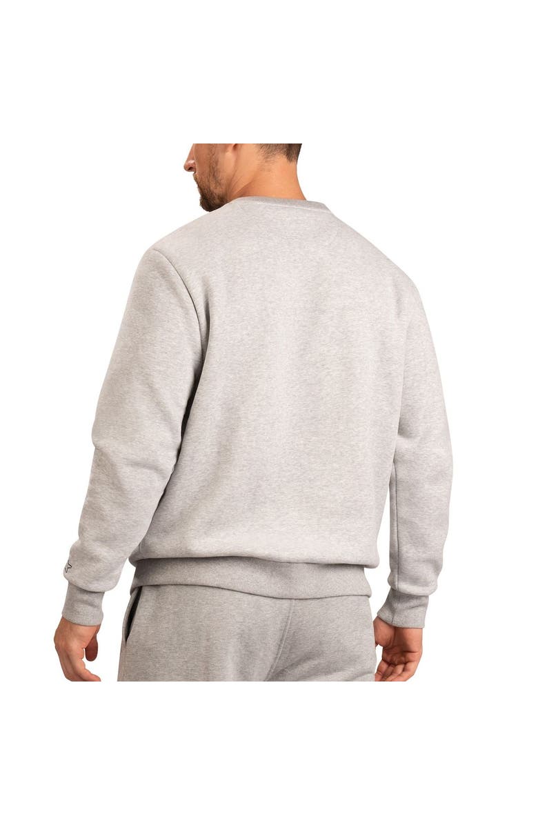 STARTER Men's Starter Gray New Orleans Saints Locker Room Throwback End Zone Pullover Sweatshirt, Alternate, color, Gray