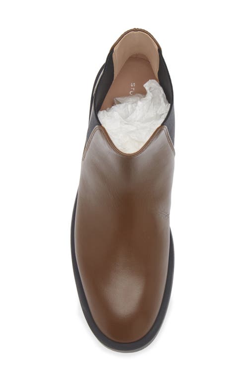 Stuart Weitzman Sondra Chelsea Bootie In Brown