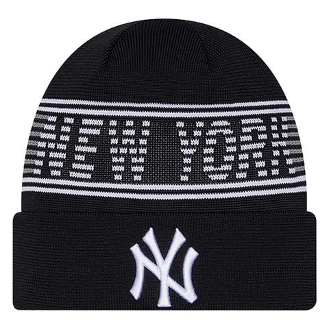 Men's New Era  Navy New York Yankees Authentic Collection Cuffed Knit Hat