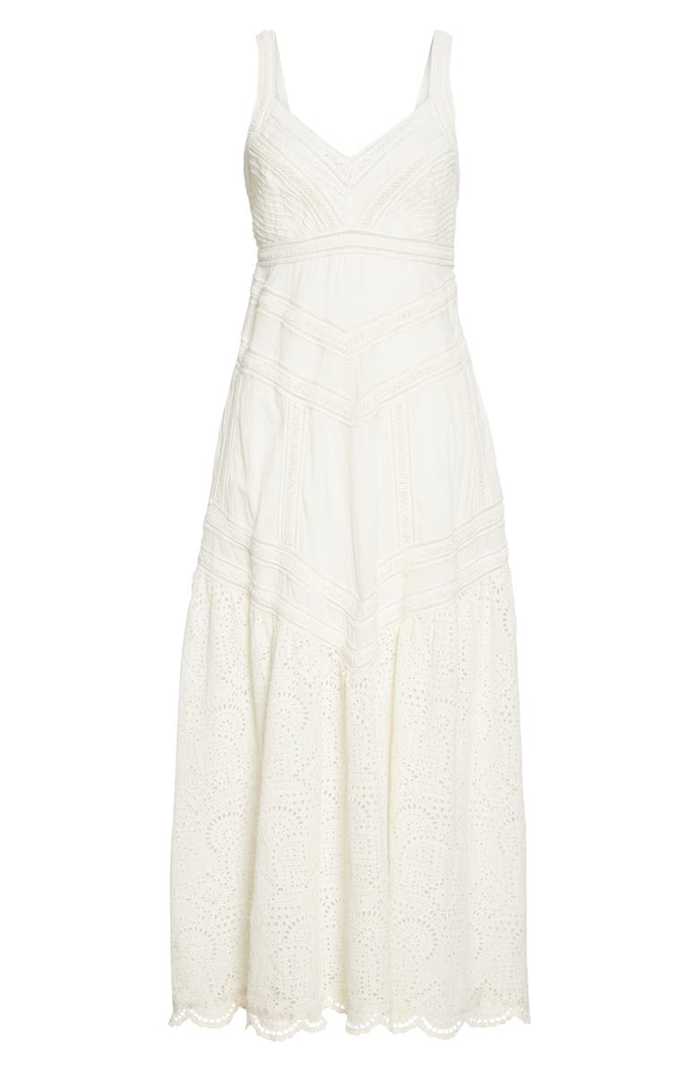 Sea Agatha Eyelet Hem Dress, Alternate, color, 