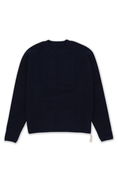 Harvard Wool Crewneck Sweater with Raglan Sleeve