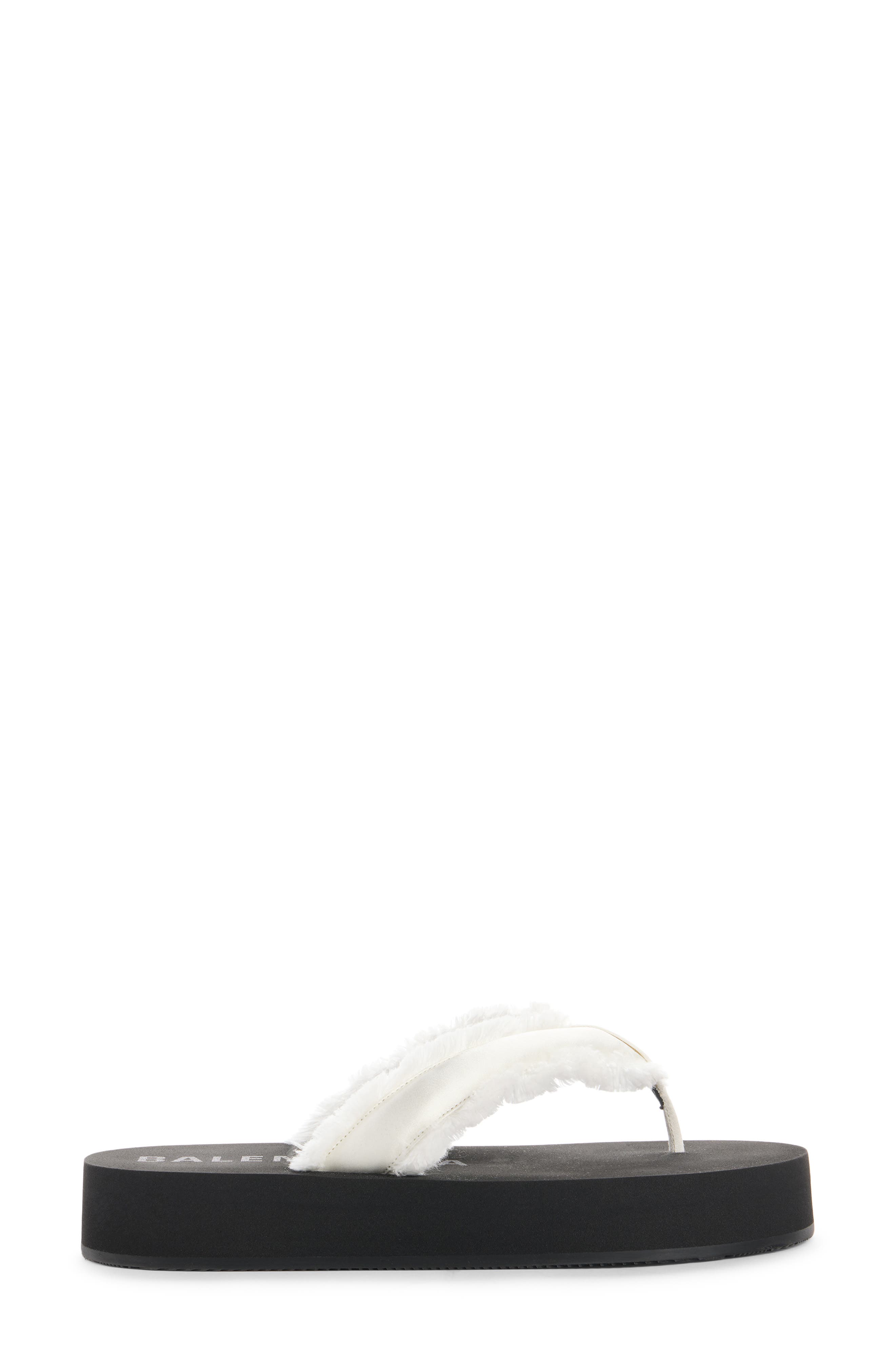 Balenciaga Jet Lag Platform Flip Flop, Alternate, color, White