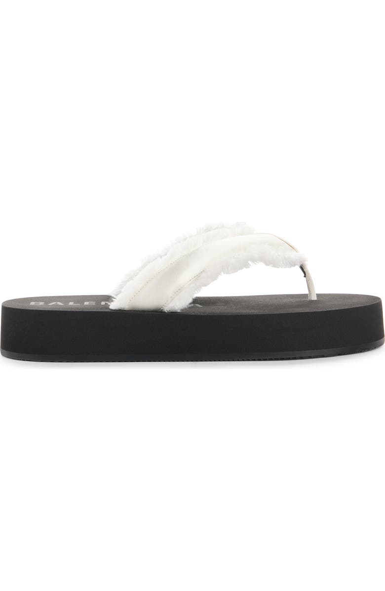 Balenciaga Jet Lag Platform Flip Flop, Alternate, color, White