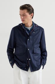 Brunello Cucinelli Flannel parka