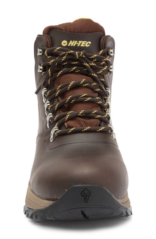 Hi-tec Altitude Vi I Waterproof Hiking Boot In Dark Brown