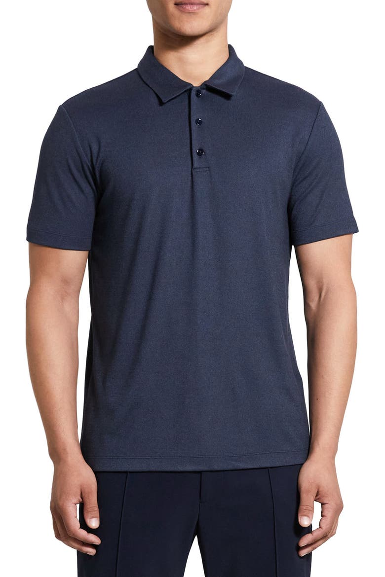 Bron Anemone Modal Blend Jersey Polo, Main, color, ECLIPSE MULTI