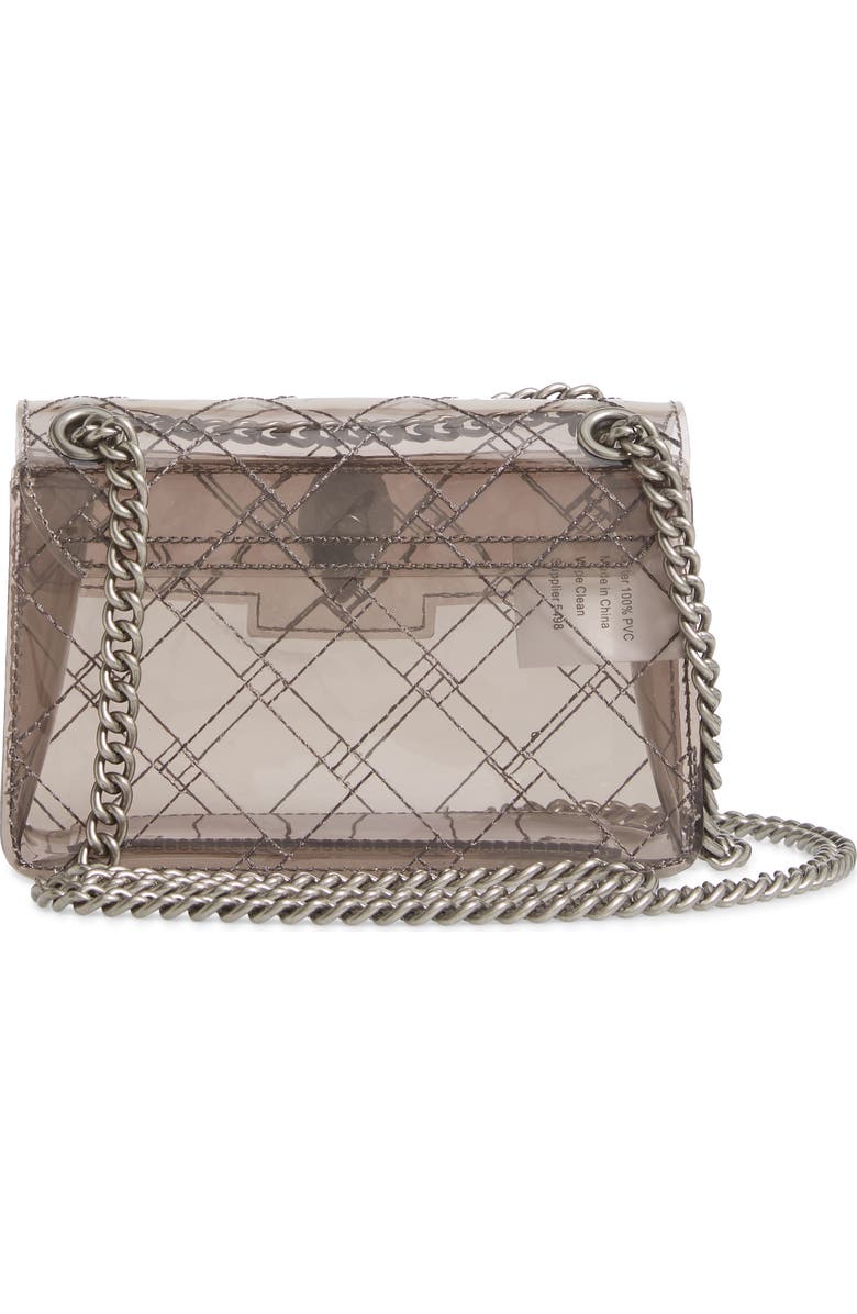 Kurt Geiger London Rainbow Shop Mini Kensington Transparent Shoulder Bag, Alternate, color,