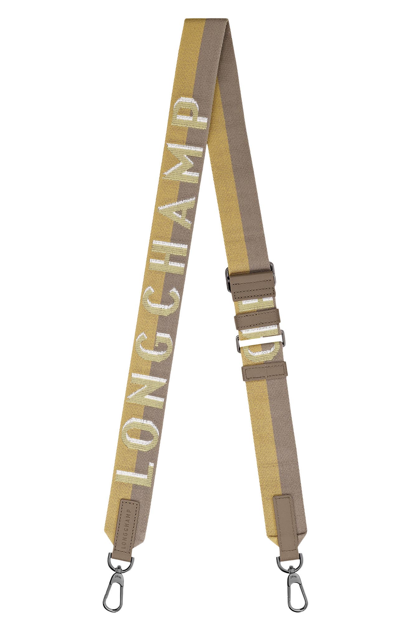 Longchamp Shadow Adjustable Canvas Shoulder Strap, Main, color, Pistachio