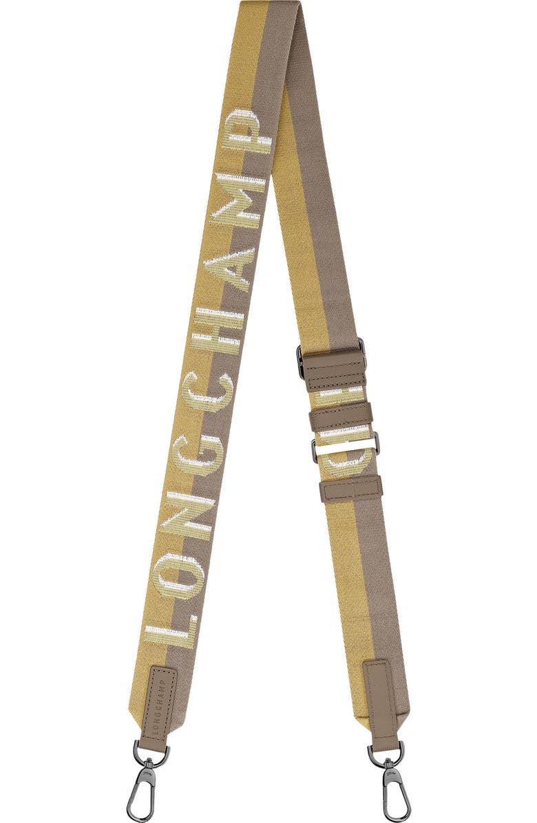 Longchamp Shadow Adjustable Canvas Shoulder Strap, Main, color, Pistachio