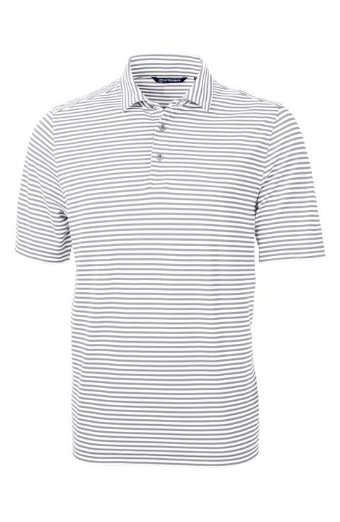 Virtue Piqué Stripe Recycled Blend Polo