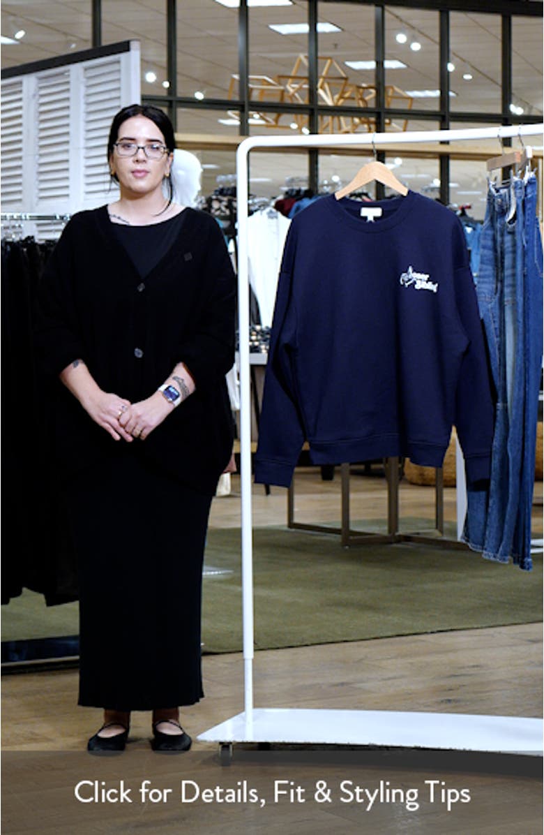 x 'Nobody Wants This' Loser Sibling Cotton Blend Sweatshirt, sales video thumbnail