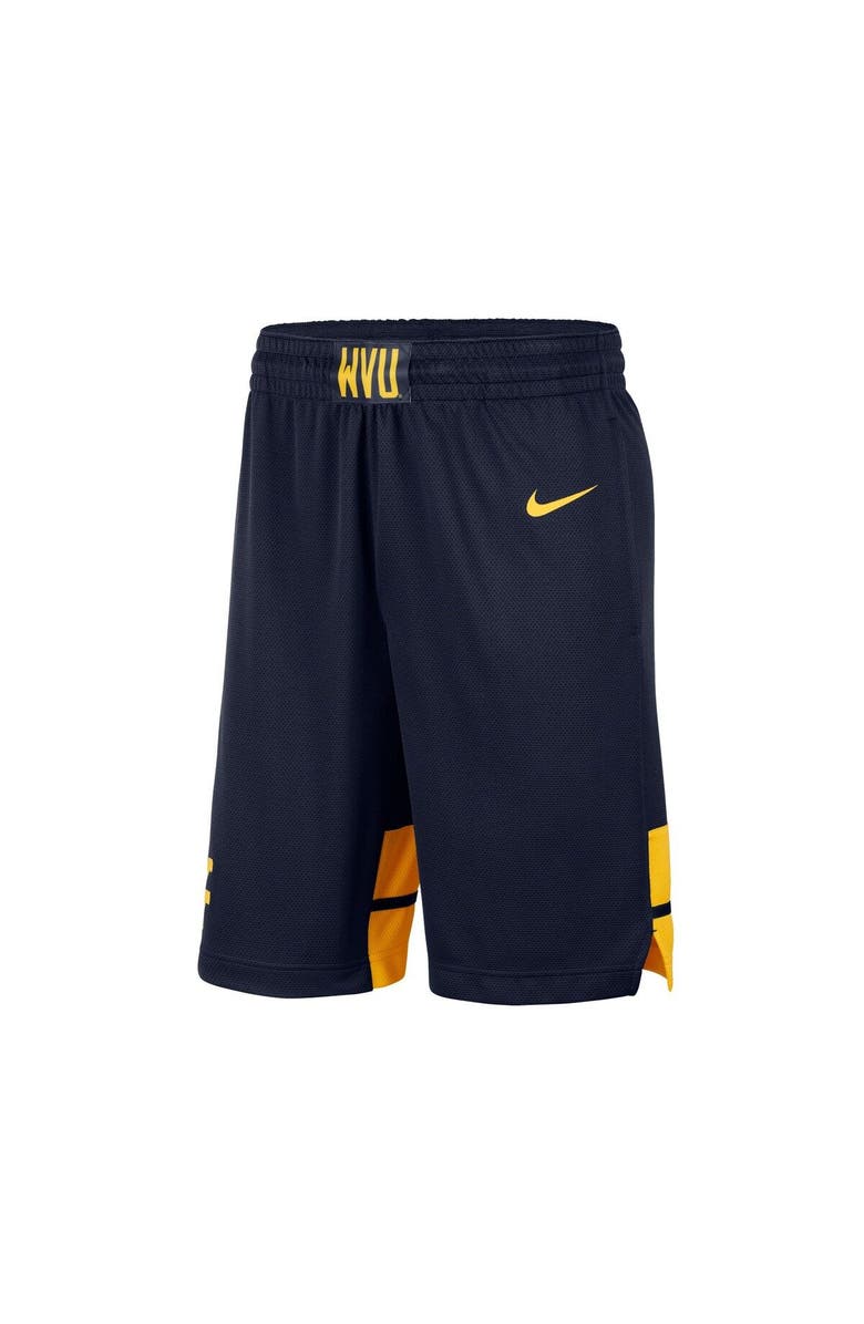 Nike Men's Nike Navy West Virginia Mountaineers Replica Team Basketball Shorts, Alternate, color, 