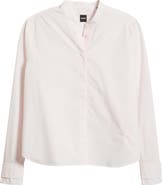 BOSS Bertyna Cotton Poplin Button-Up Shirt