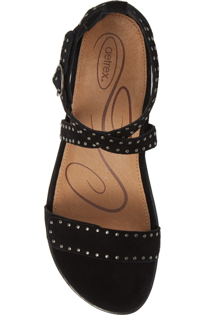Aetrex Hailey Studded Sandal, Alternate, color,