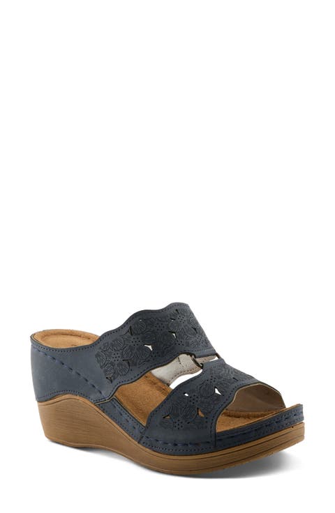 Dreiser Platform Wedge Slide Sandal (Women)