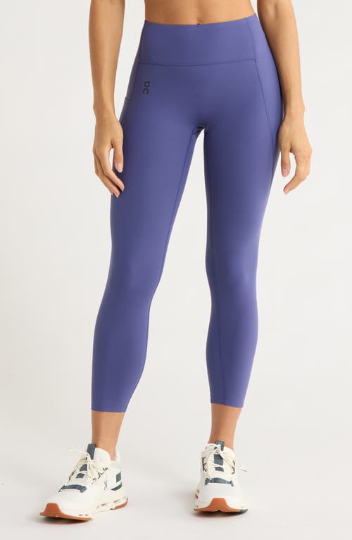 On Studio Crop Leggings In Purple