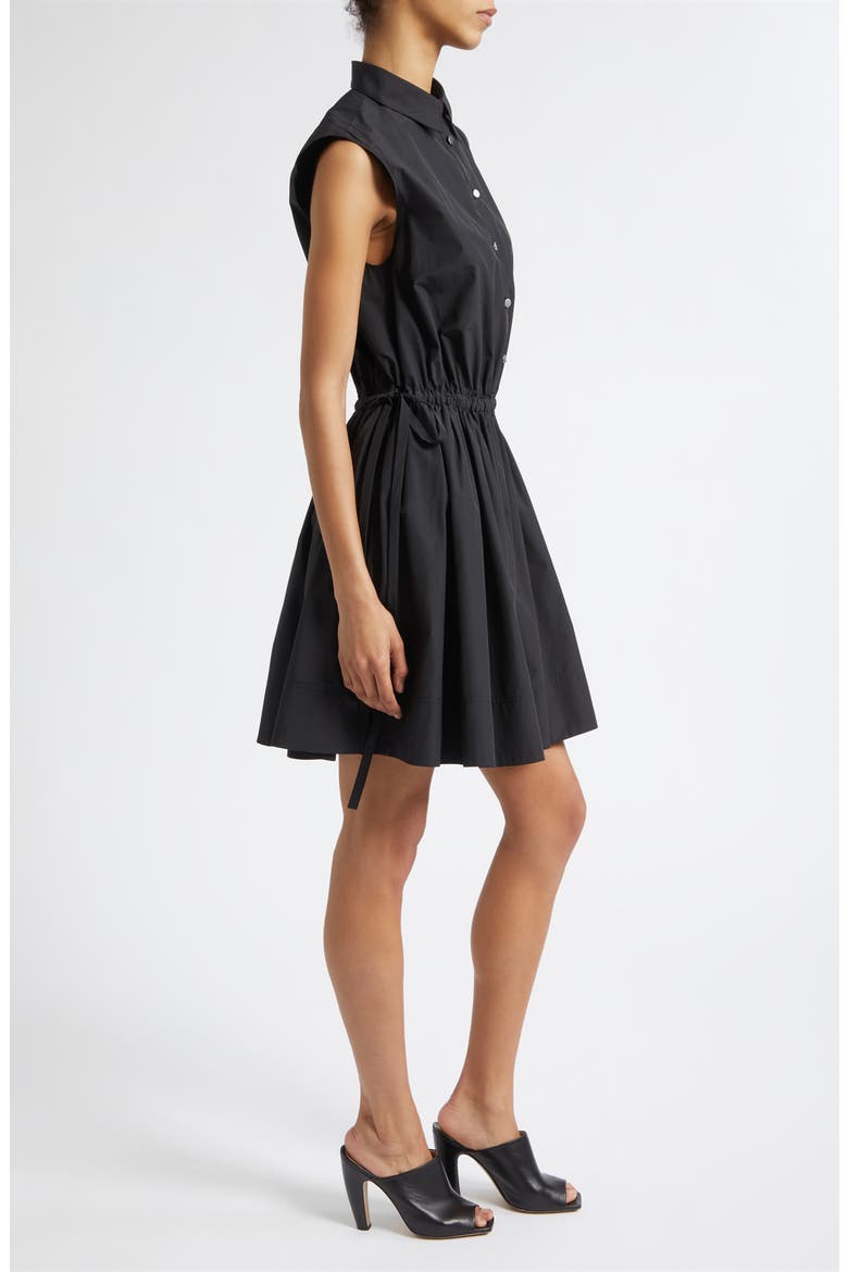 Tristan Sleeveless Shirtdress, Alternate, color, BLACK